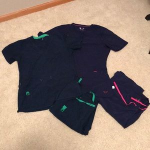 Navy scrub bundle